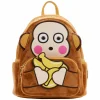 Sanrio - Monkichi Cosplay 10” Faux Leather Mini Backpack