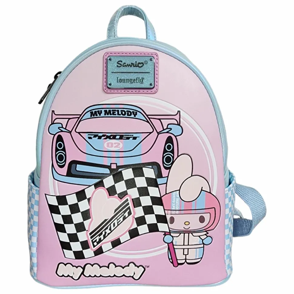 Sanrio - My Melody Tokyo Speed Scene 10" Faux Leather Mini Backpack