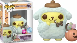 Sanrio - Pompompurin Halloween Flocked Pop! Vinyl Figure