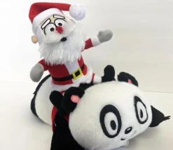 Santa on a Panda - The Original Santa on a Panda! Plush & Hardcover Book Gift Set
