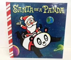 Santa on a Panda - The Original Santa on a Panda! Plush & Hardcover Book Gift Set