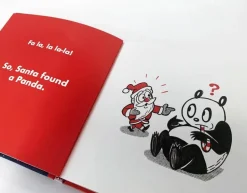 Santa on a Panda - The Original Santa on a Panda! Plush & Hardcover Book Gift Set