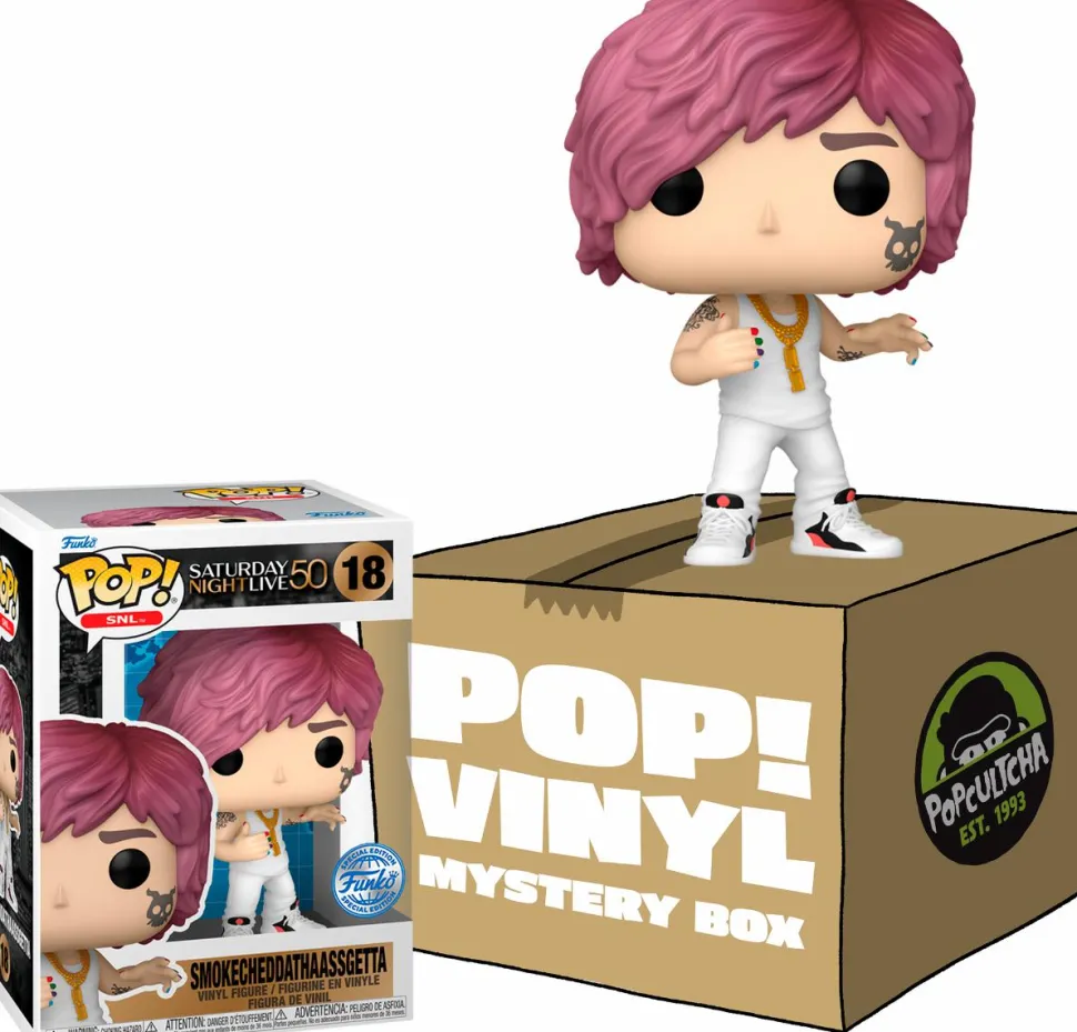 Saturday Night Live - SmokeCheddaThaAssGetta (Timothee Chalamet) Mystery Box (Includes Smoke & 3 Exclusive Pop! Vinyl Figures)