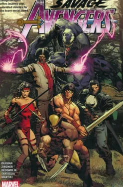 Savage Avengers - Savage Avengers by Gerry Duggan Omnibus Hardcover Book (DM Variant Cover)