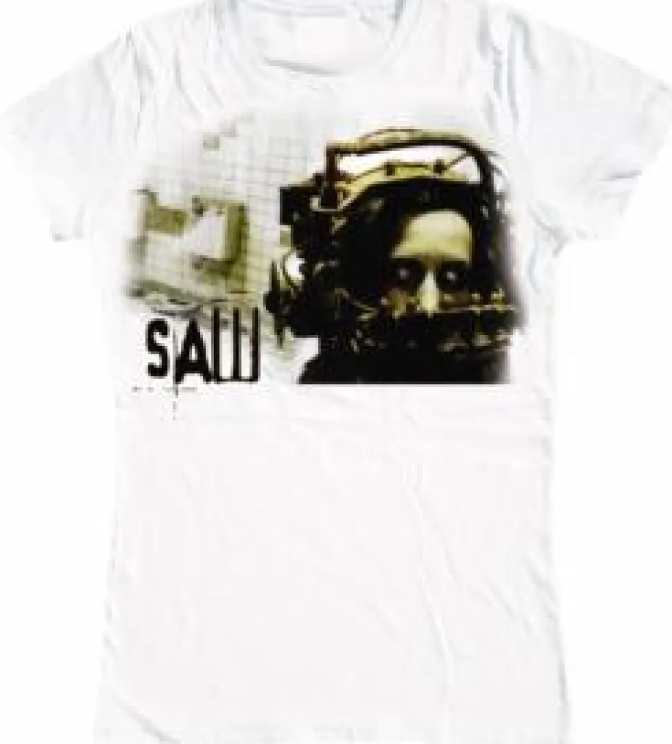 Saw - Head in Bear Trap and Logo Female T-Shirt