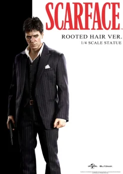Scarface - Tony Montana (Rooted Hair Version) 1/4th Scale Statue