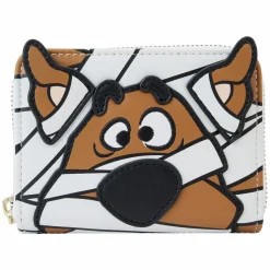 Scooby Doo - Mummy Cosplay Glow in the Dark 4" Faux Leather Zip-Around Wallet
