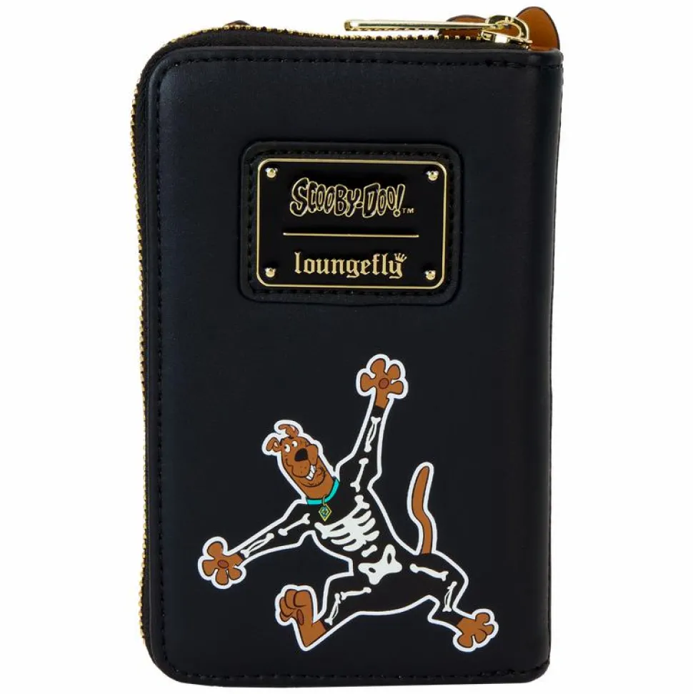 Scooby Doo - Skeleton Cosplay Glow in the Dark 4" Faux Leather Zip-Around Wallet