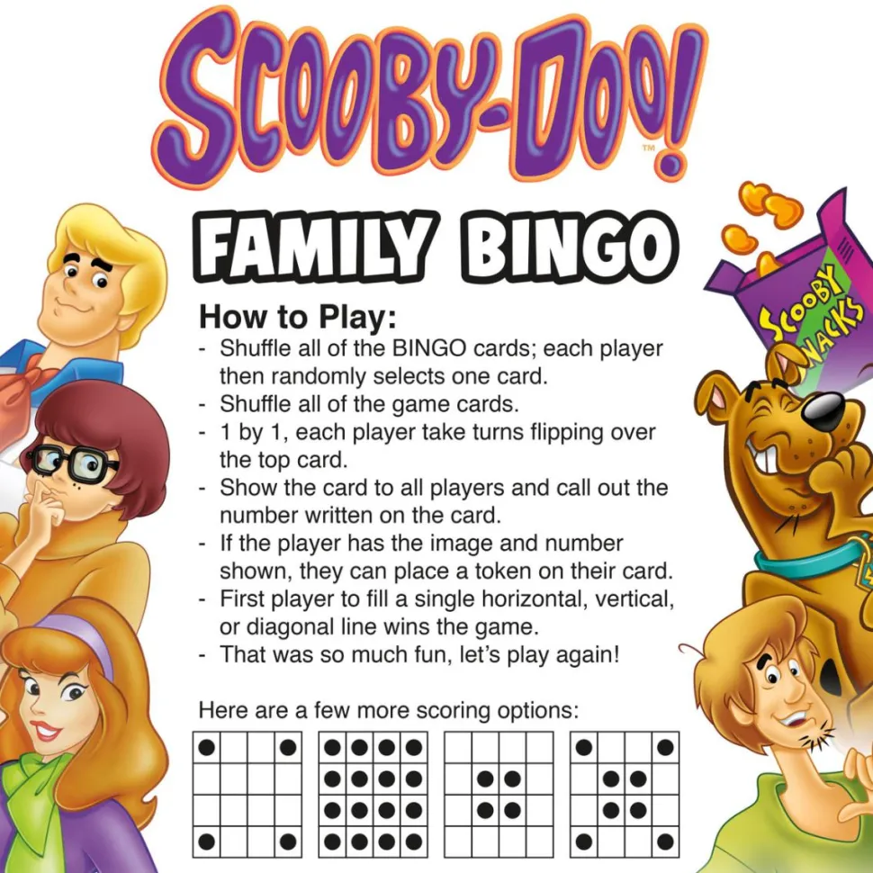 Scooby-Doo! - Family Bingo Card Game