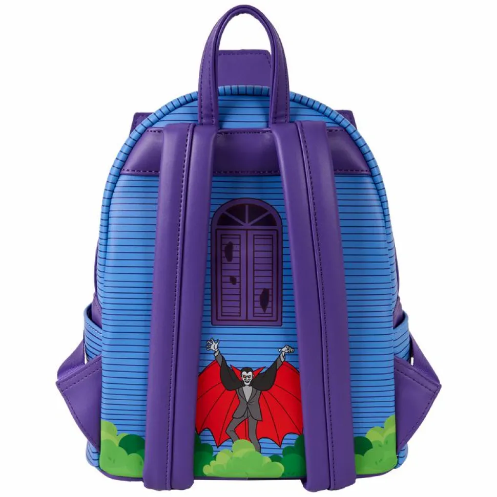 Scooby-Doo - Haunted Mansion Lenticular 10" Faux Leather Mini Backpack