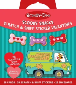 Scooby-Doo! - Scooby Snacks Scratch & Sniff Sticker Valentine's Day Card Box Set