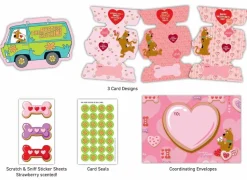 Scooby-Doo! - Scooby Snacks Scratch & Sniff Sticker Valentine's Day Card Box Set