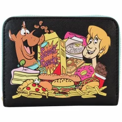 Scooby-Doo - Snacks 4" Faux Leather Zip-Around Wallet