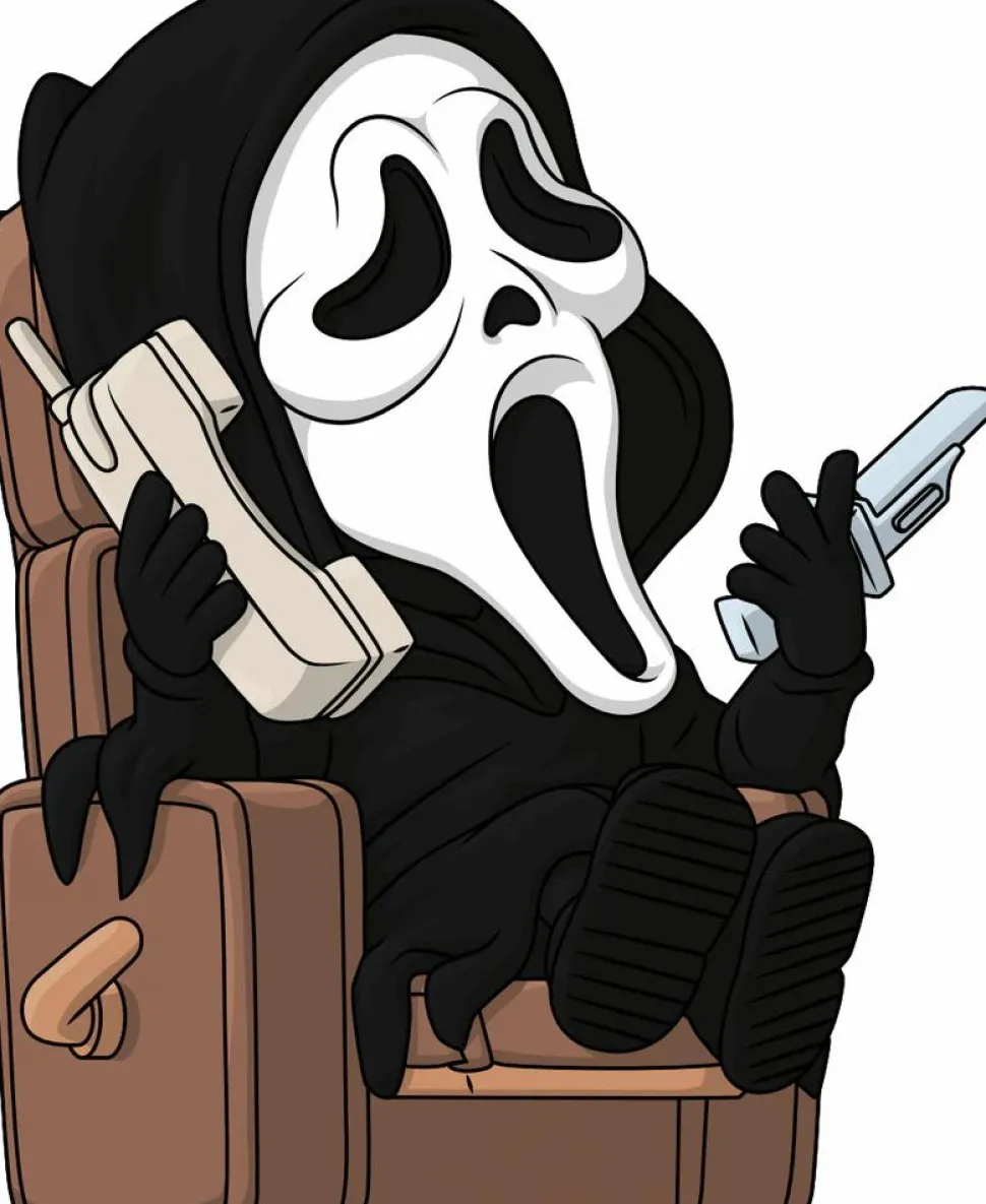 Scream - Ghostface Lounging 4" Vinyl Figure
