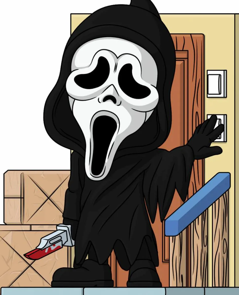 Scream - Lights Out Ghostface 5" Vinyl Figure
