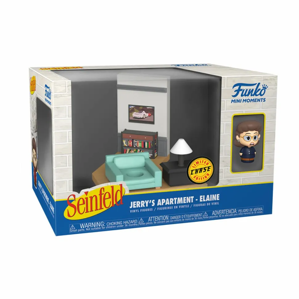 Seinfeld - Elaine Benes with Jerry’s Apartment Diorama Mini Moments Vinyl Figure