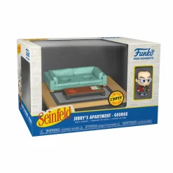 Seinfeld - George Costanza with Jerry’s Apartment Diorama Mini Moments Vinyl Figure