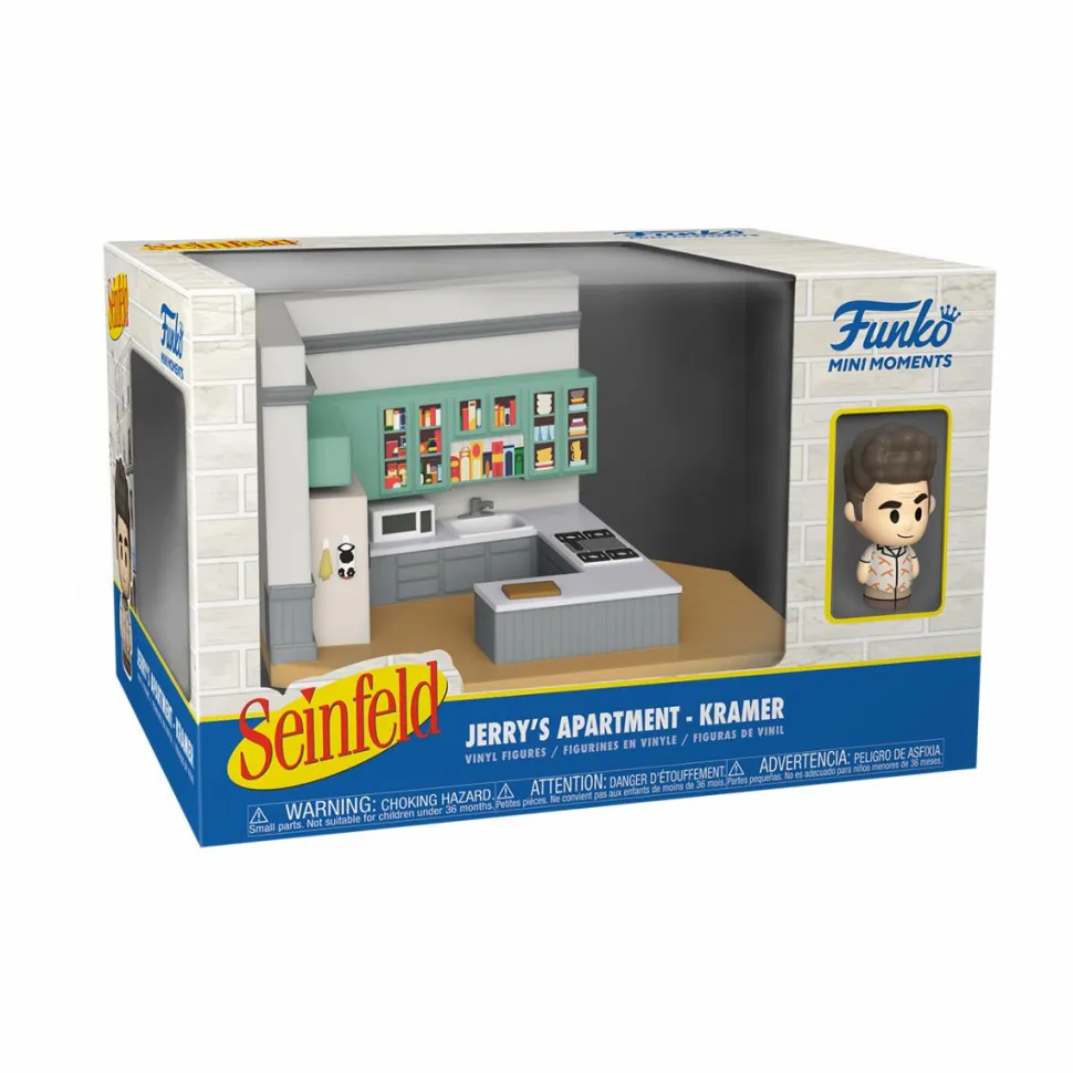Seinfeld - Kramer with Jerry’s Apartment Diorama Mini Moments Vinyl Figure