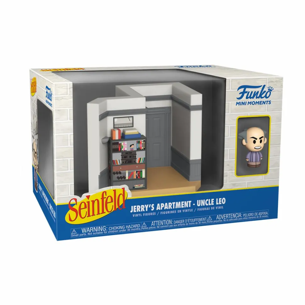 Seinfeld - Uncle Leo with Jerry’s Apartment Diorama Mini Moments Vinyl Figure