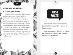 Selena Gomez - 96 Facts About Selena Gomez: Quizzes, Quotes, Questions, and More! Paperback Book