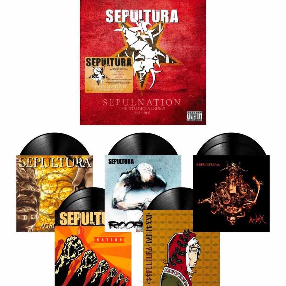 Sepultura - Sepulnation The Studio Albums 1998-2009 8xLP Vinyl Record Box Set