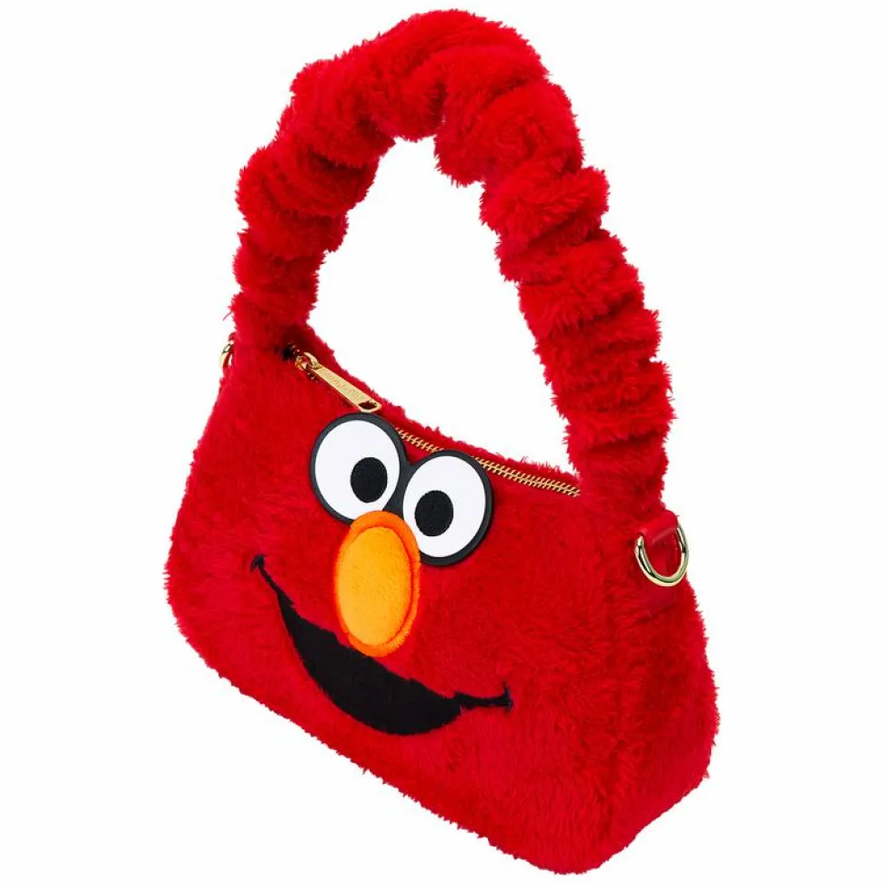 Sesame Street - Elmo Plush 6" Faux Leather Crossbody Bag