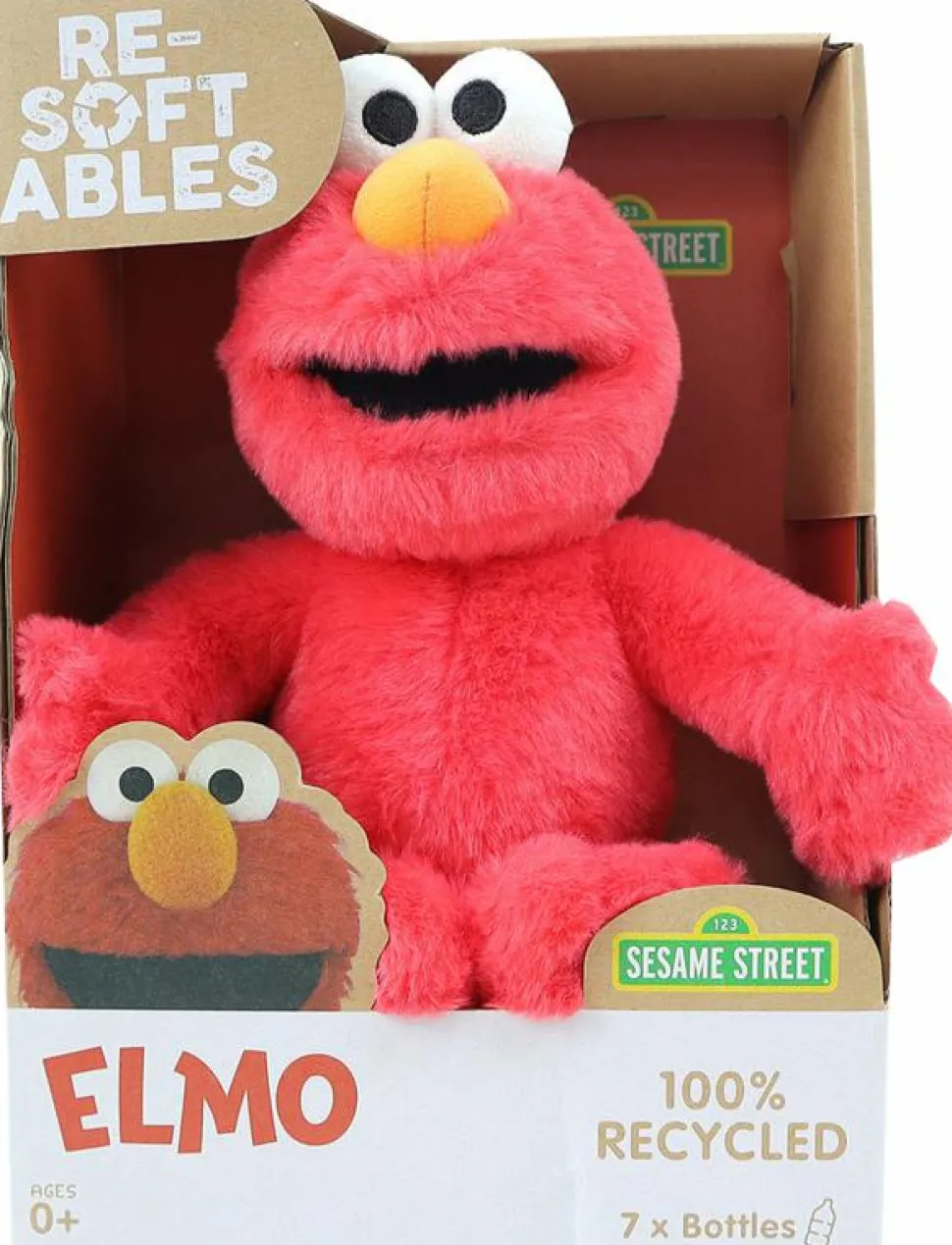 Sesame Street - Elmo Re-Softables 14" Plush