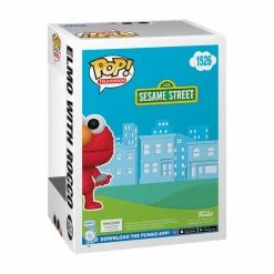 Sesame Street - Elmo with Rocco Pop! Vinyl Figure (2024 Summer Convention Exclusive) (Popcultcha Exclusive)