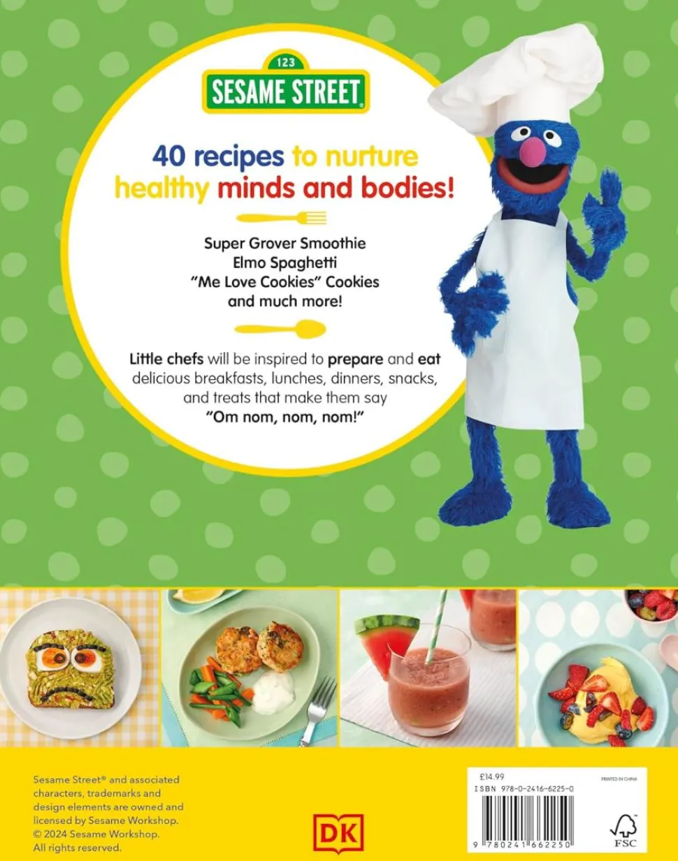 Sesame Street - Let's Cook Together Hardcover Book