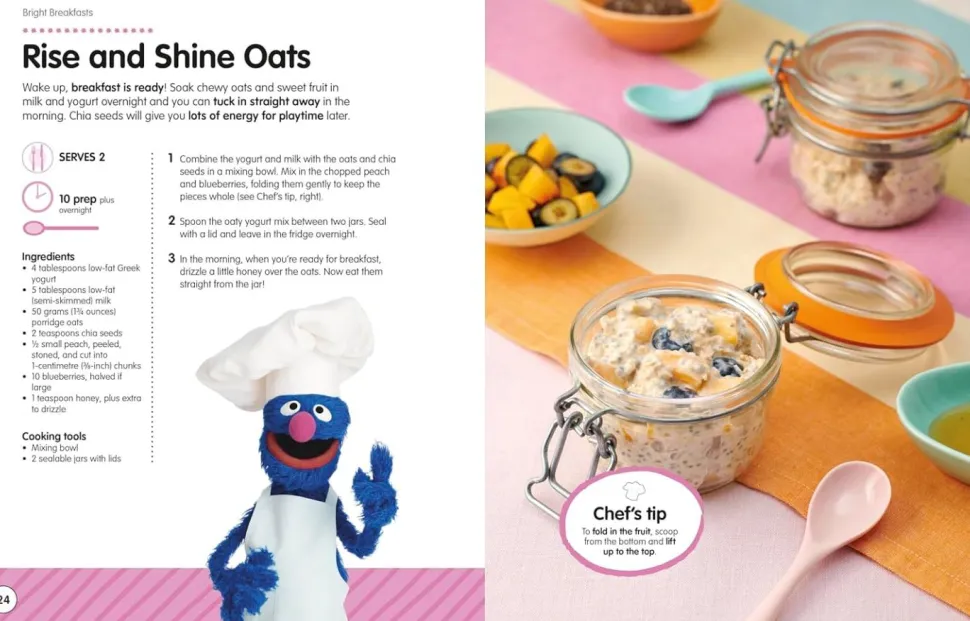 Sesame Street - Let's Cook Together Hardcover Book