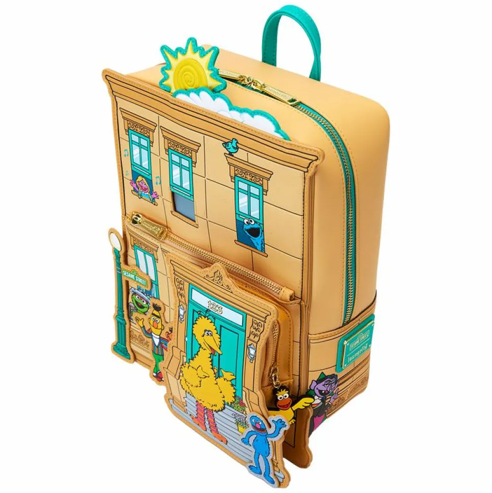 Sesame Street - Neighborhood Friends 12" Faux Leather Mini Backpack