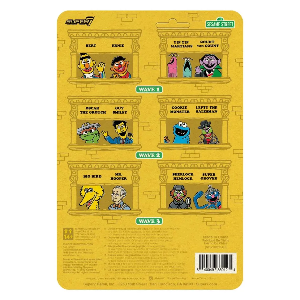 Sesame Street - Sherlock Hemlock ReAction 3.75" Action Figure (Wave 3)