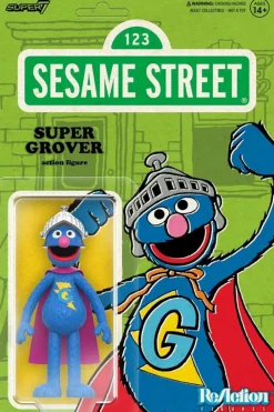Sesame Street - Super Grover ReAction 3.75 Action Figure (Wave 3)