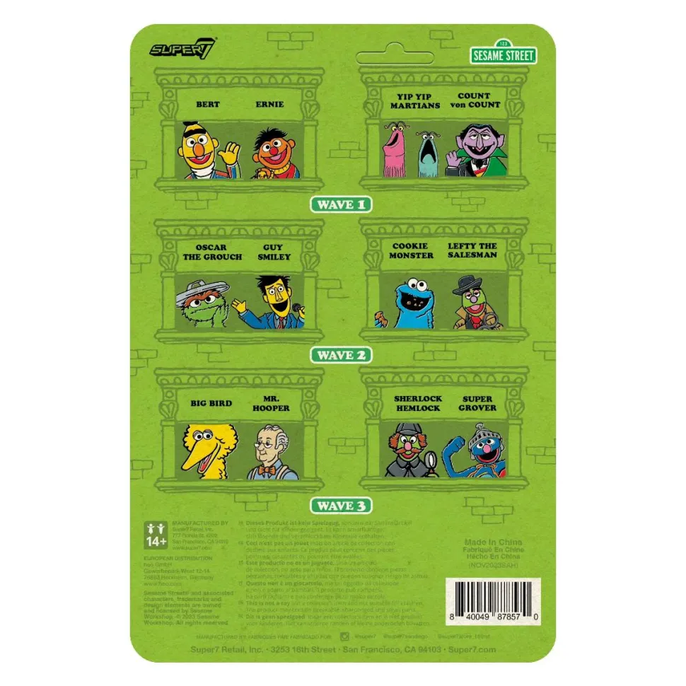 Sesame Street - Super Grover ReAction 3.75 Action Figure (Wave 3)