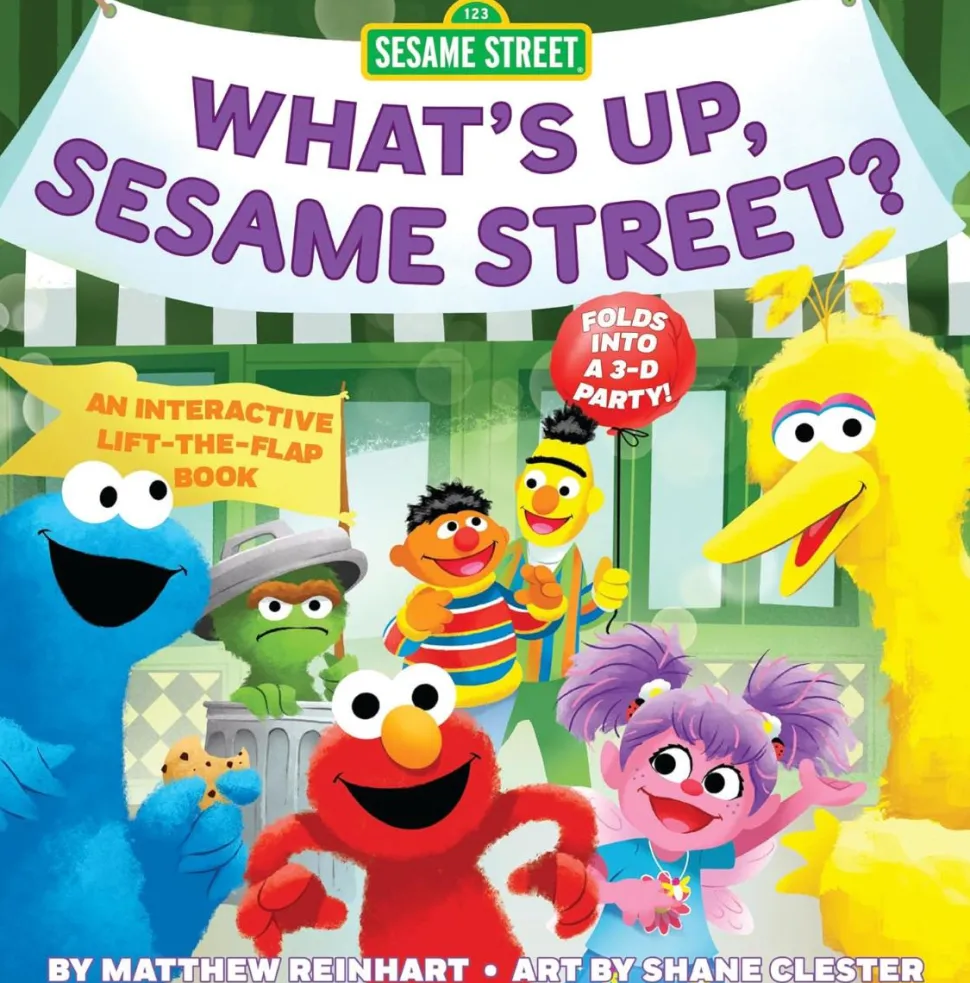Sesame Street - What's Up, Sesame Street? (A Pop Magic Book) Paperback Book
