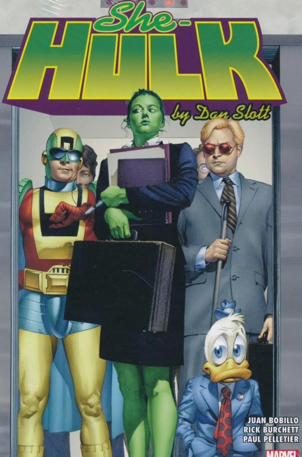 She-Hulk - She-Hulk by Dan Slott Omnibus Hardcover Book (DM Variant Cover)