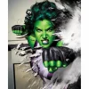 She-Hulk - She-Hulk Fine Art Print by Mike Mayhew