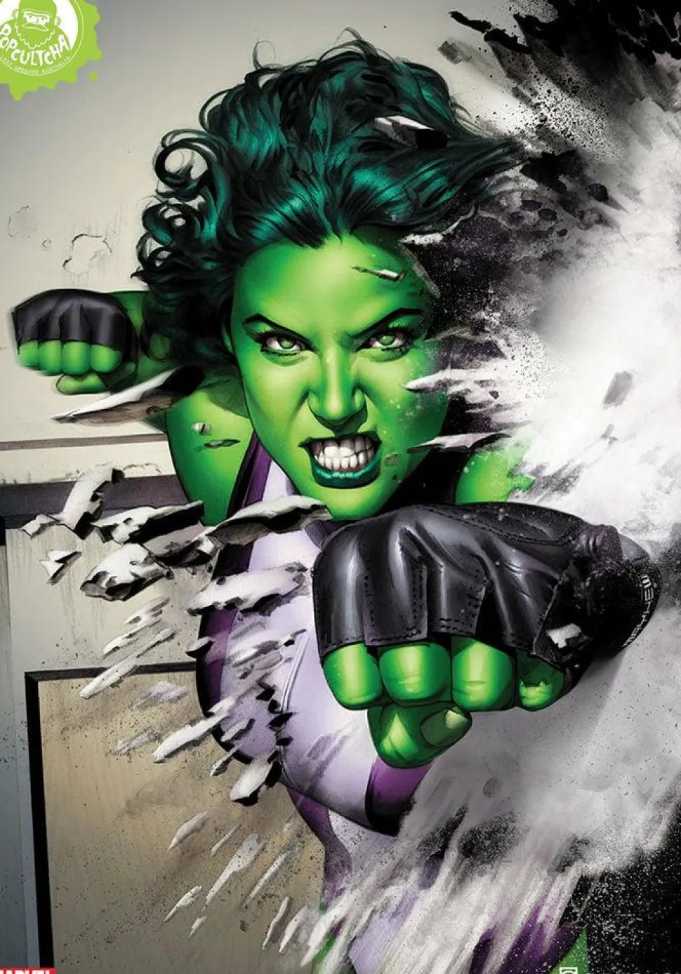She-Hulk - She-Hulk Fine Art Print by Mike Mayhew