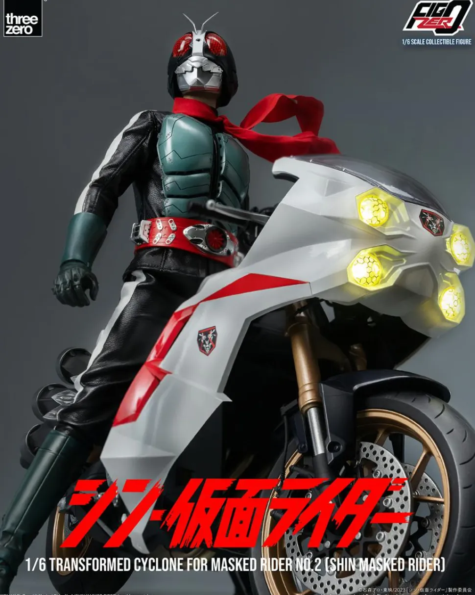 Shin Kamen Rider - Transformed Cyclone (Version No. 2) FigZero 1/6th Scale Action Figure