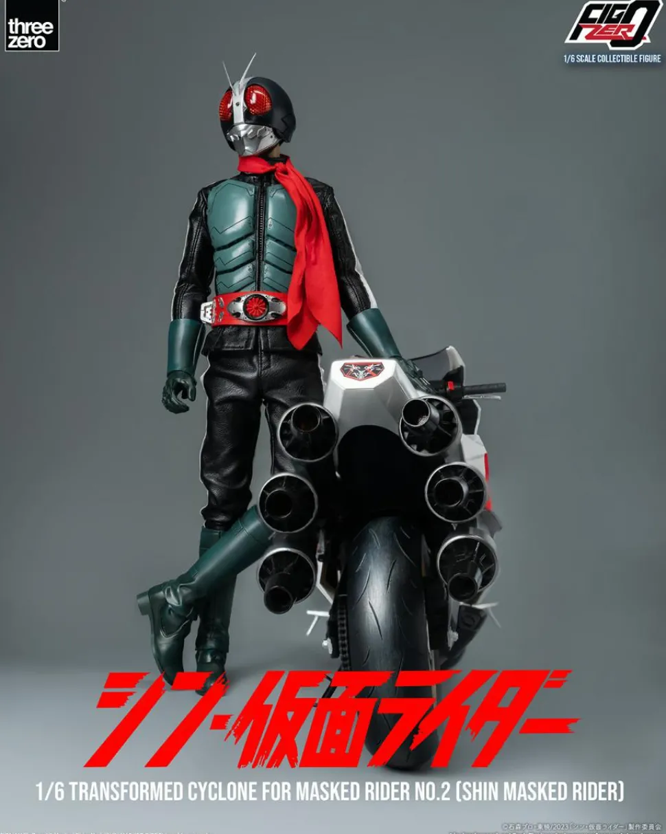 Shin Kamen Rider - Transformed Cyclone (Version No. 2) FigZero 1/6th Scale Action Figure