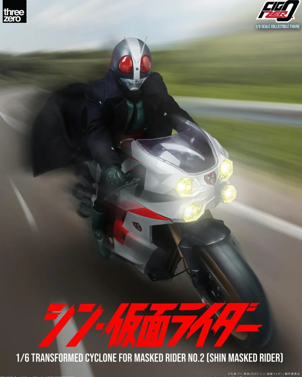 Shin Kamen Rider - Transformed Cyclone (Version No. 2) FigZero 1/6th Scale Action Figure