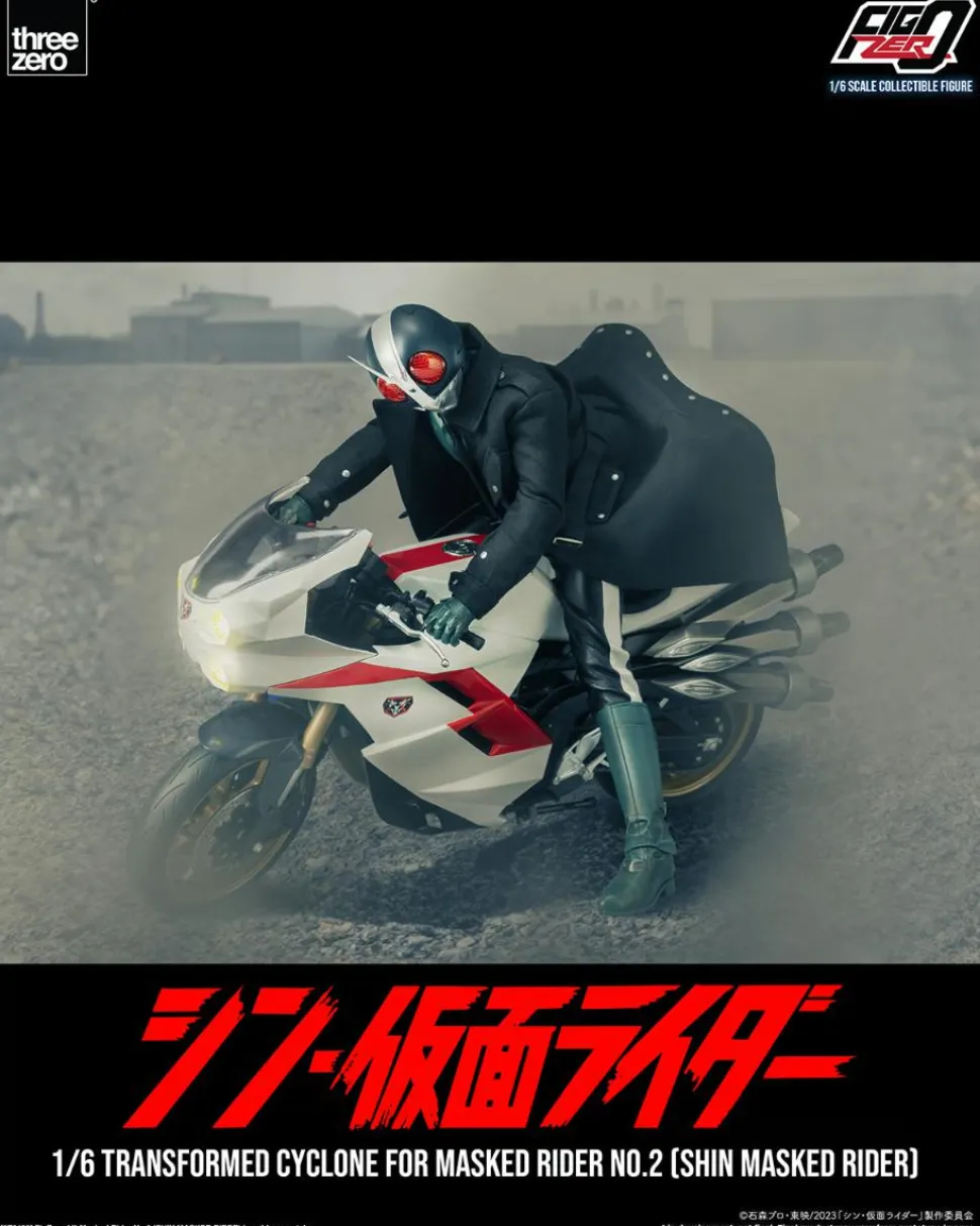 Shin Kamen Rider - Transformed Cyclone (Version No. 2) FigZero 1/6th Scale Action Figure