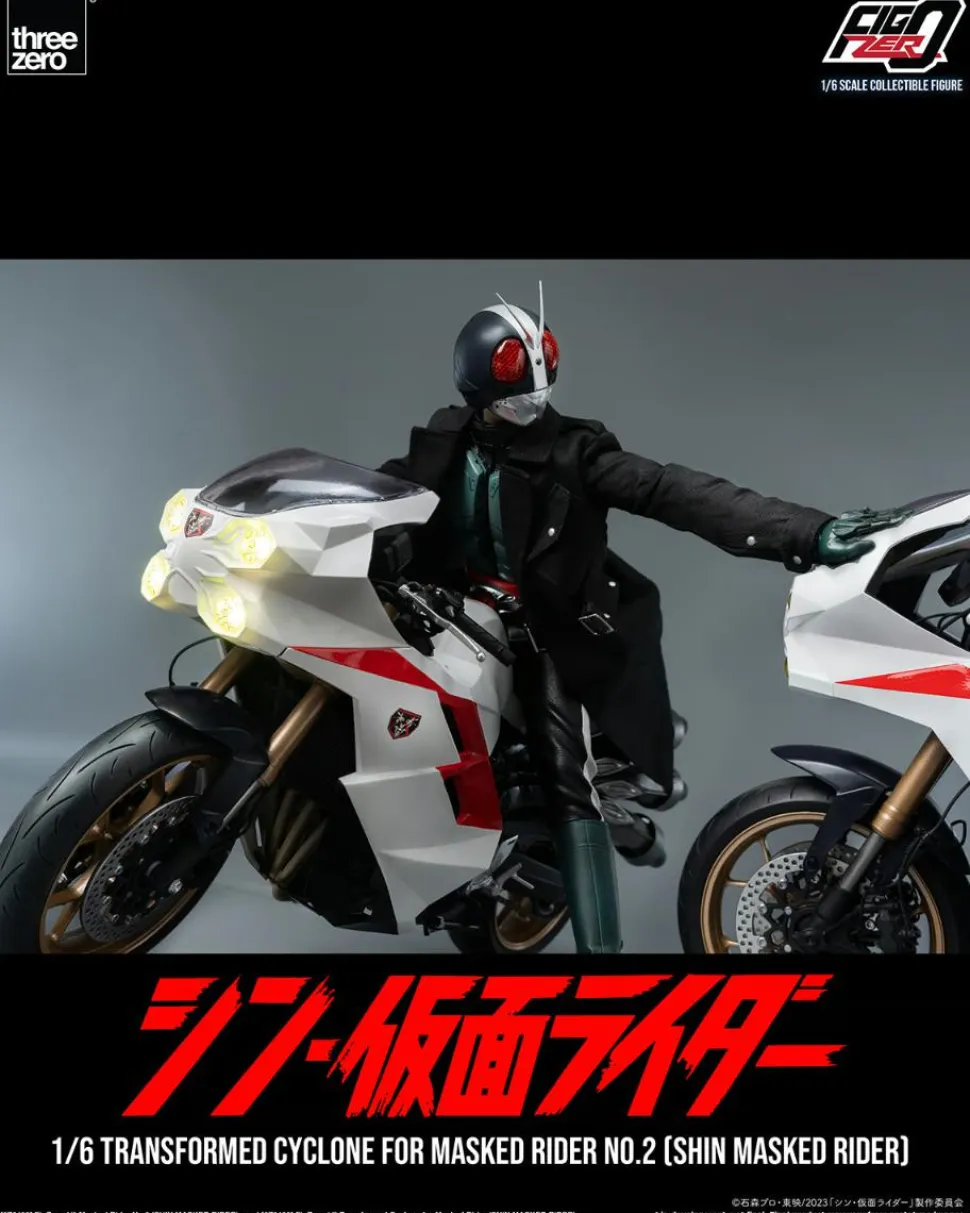 Shin Kamen Rider - Transformed Cyclone (Version No. 2) FigZero 1/6th Scale Action Figure