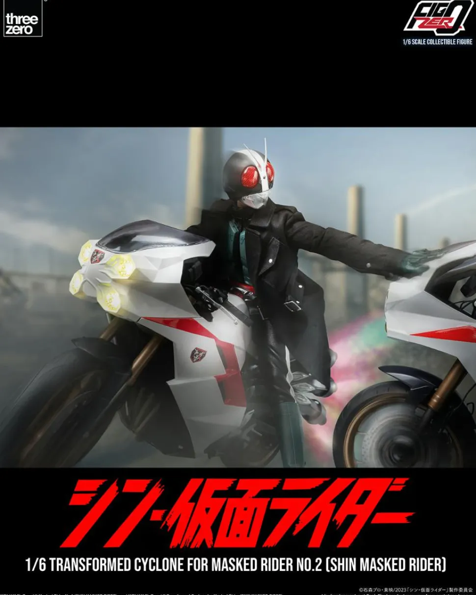 Shin Kamen Rider - Transformed Cyclone (Version No. 2) FigZero 1/6th Scale Action Figure