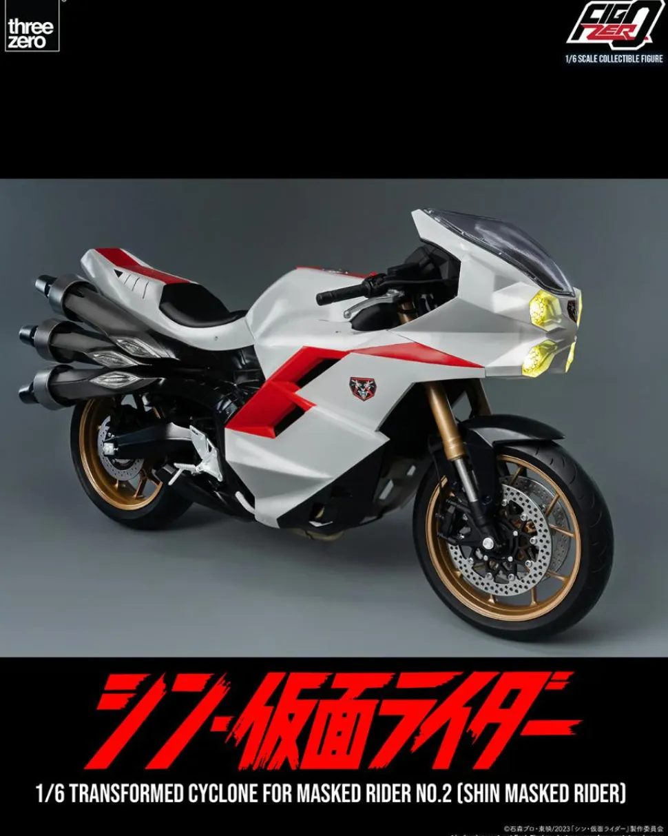 Shin Kamen Rider - Transformed Cyclone (Version No. 2) FigZero 1/6th Scale Action Figure