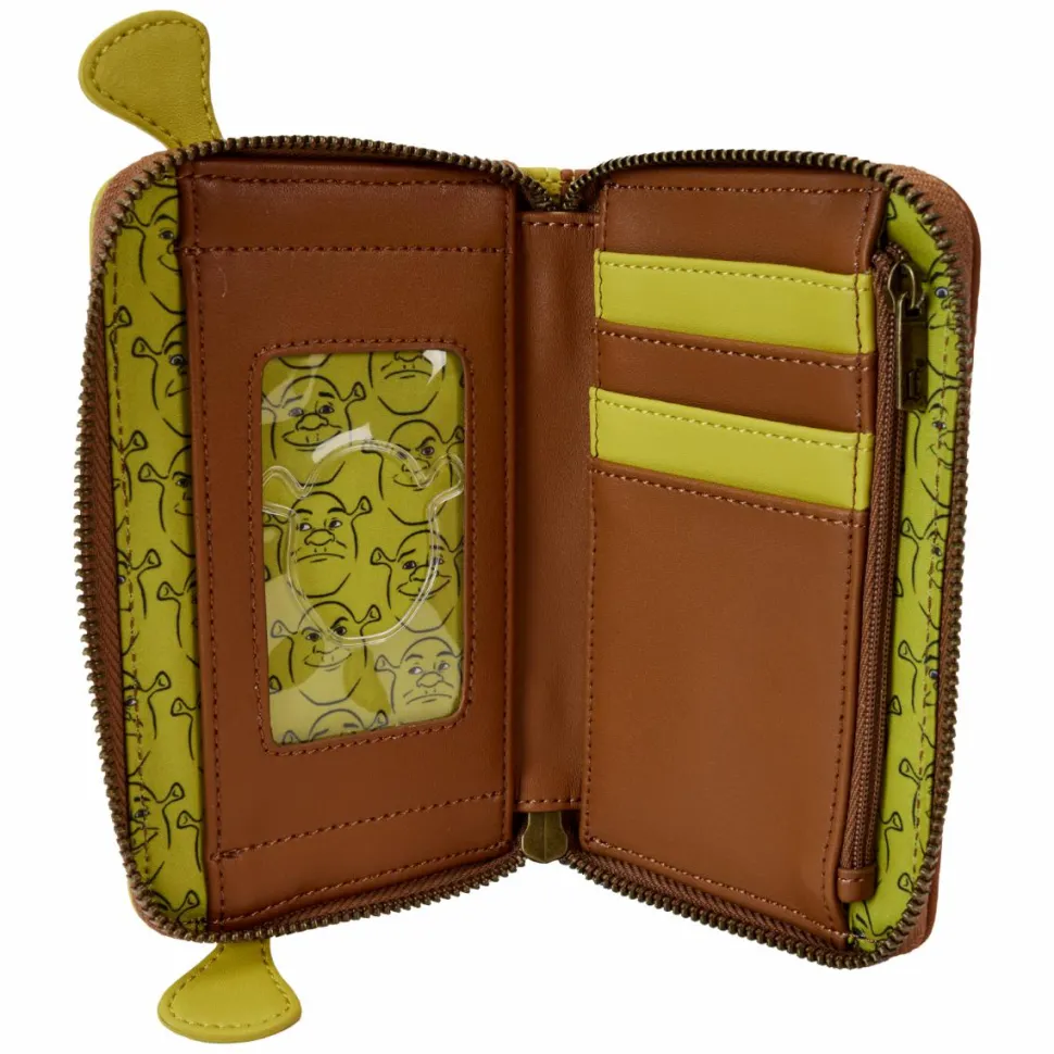 Shrek - Keep Out Cosplay 4" Faux Leather Zip-Around Wallet