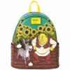 Shrek - Shrek & Donkey Sunflower Field 10" Faux Leather Mini Backpack