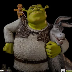 Shrek - Shrek, Donkey & The Gingerbread Man Deluxe 1/10th Scale Statue