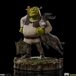 Shrek - Shrek, Donkey & The Gingerbread Man Deluxe 1/10th Scale Statue