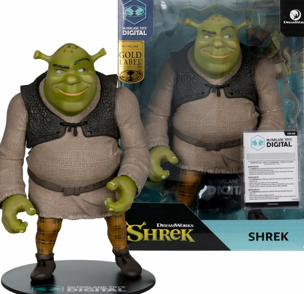 Shrek - Shrek Movie Maniacs McFarlane Toys Digital 12" Posed PVC Statue